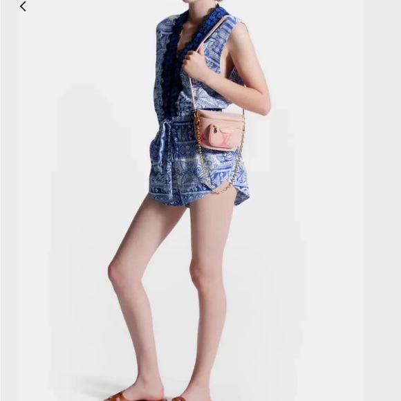 AUTH NIB Louis Vuitton Pink Mini Bumbag Empreinte Leather LG monogram LIMITED E - Picture 2 of 15